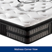 Queen Mattress in Gel Memory Foam Pocket Coil Medium Firm Bed 34cm Thick V43-MAT-GEL-Q