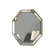 Wall Mirror MDF Construction Octagon Shape Silver Colour V43-MRR-GERM