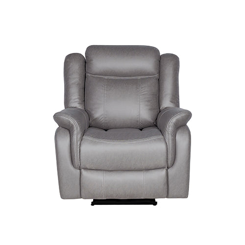 Carlton 1R Finest Fabric Recliner Sturdy Construction Metal Mechanism V43-REC-CARL1RGR