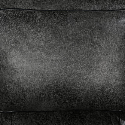 3 Seater Electric Air Leather Dark Grey Recliner V43-REC-EMP3RGR