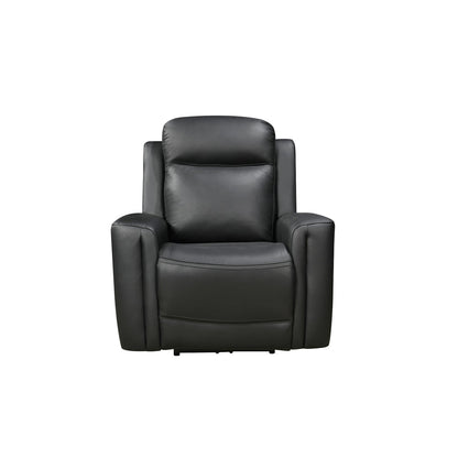 1 Seater Electric Leather/PVC Black Recliner V43-REC-FNX1RBL