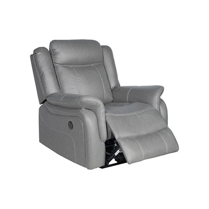 Carlton 3R+1R+1R Finest Fabric Recliner Sturdy Construction Metal Mechanism V43-SET-CARL-3-1-1-GR