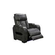 3-2-1 Seater Electric Air Leather Dark Grey Recliner Set V43-SET-EMP-3R-2R-1RGR