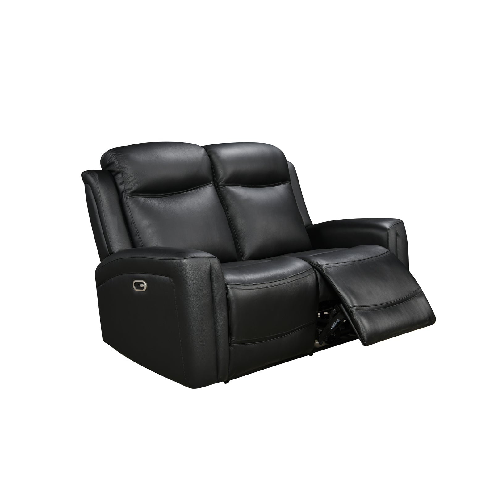 3-2-1 Seater Electric Leather/PVC Black Recliner Set V43-SET-FNX-3R-2R-1RBL