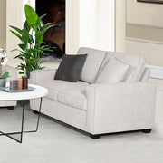 Milano 2 Seater Sofa Set Polyester Fabric Multilayer Two Pillows Attached Individual Pocket Spring V43-SOF-MLN-2SGR
