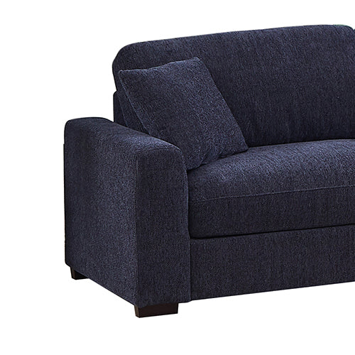 Orion Corner Sofa Premium Fabric Upholstery Padded Seat Wooden Frame Rubber Wooden Legs with Ottoman V43-SOF-ORIN