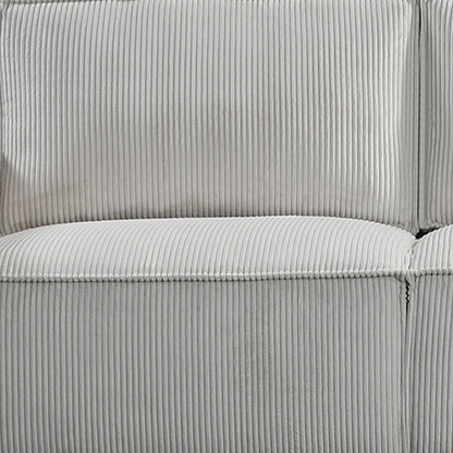 Reno 3 Seater Sofa Beige Colour Fabric Upholstery Wooden Structure Knock Down Feature In Back & Arms V43-SOF-RNO-BG