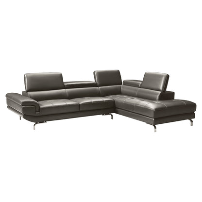 Vienna Sofa Faux Leather 5 Seater Grey V43-SOF-VIN-GRN