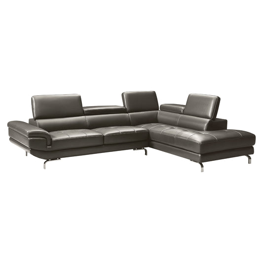 Vienna Sofa Faux Leather 5 Seater Grey V43-SOF-VIN-GRN