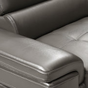 Vienna Sofa Faux Leather 5 Seater Grey V43-SOF-VIN-GRN