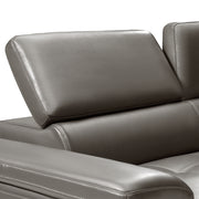 Vienna Sofa Faux Leather 5 Seater Grey V43-SOF-VIN-GRN