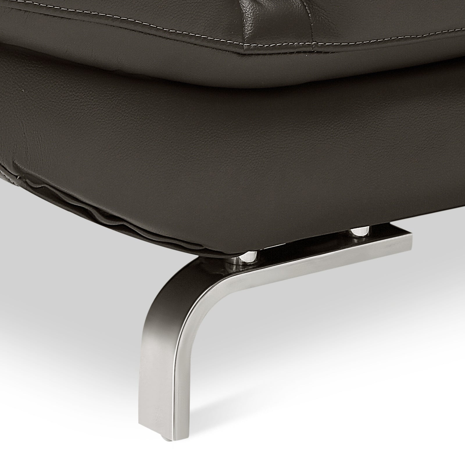 Vienna Sofa Faux Leather 5 Seater Grey V43-SOF-VIN-GRN