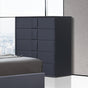 Prado Tallboy MDF Construction Fabric Upholstery Iron Feet V43-TBY-PRD