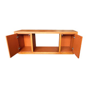 TV Cabinet MDF Brown Colour Two Sideboards Open Space V43-TVC-TOBY