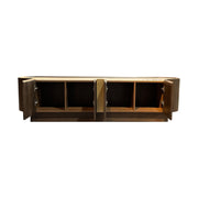 TV Cabinet MDF Board Melamine Interior Storage Entertainment Unit V43-TVC-VNS