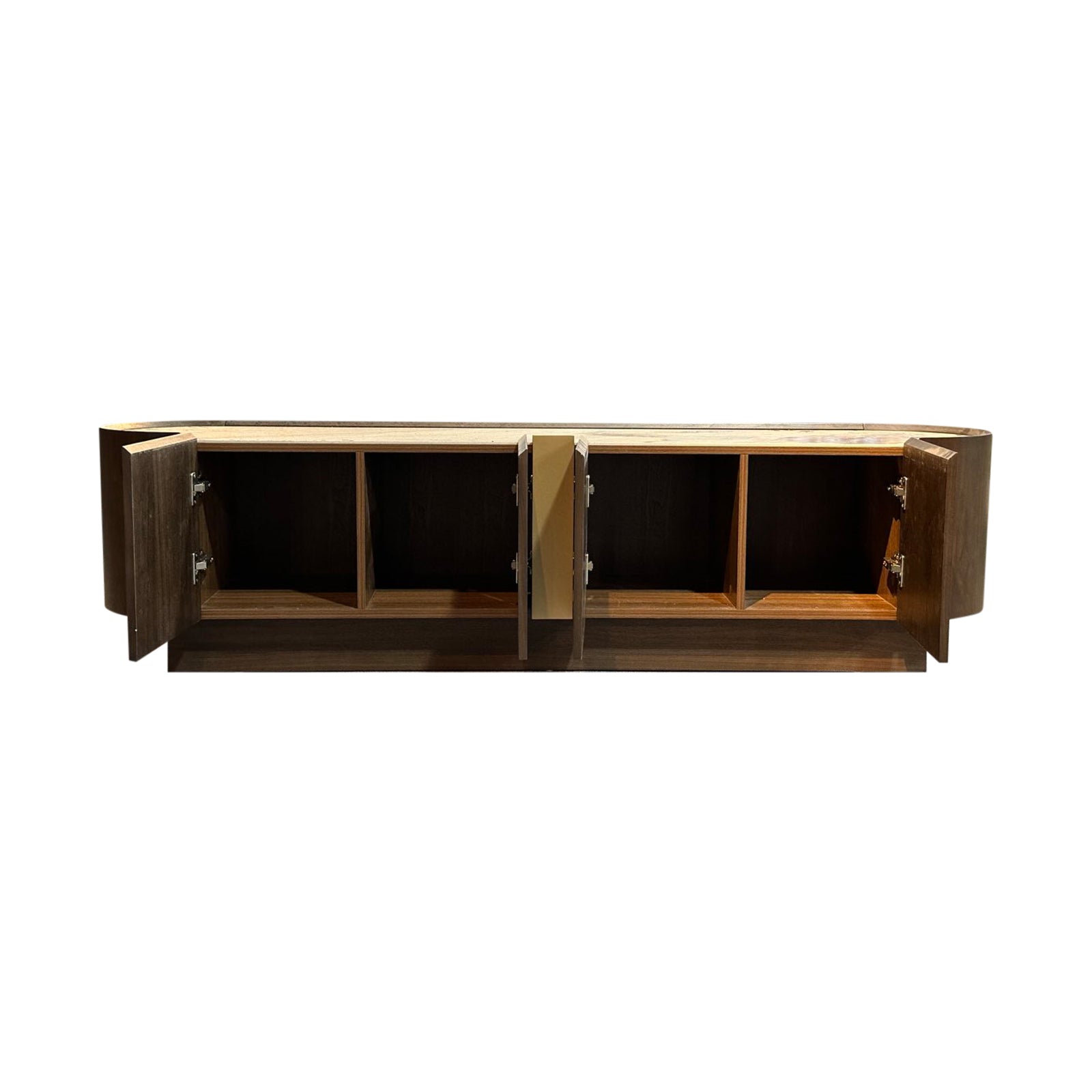 TV Cabinet MDF Board Melamine Interior Storage Entertainment Unit V43-TVC-VNS