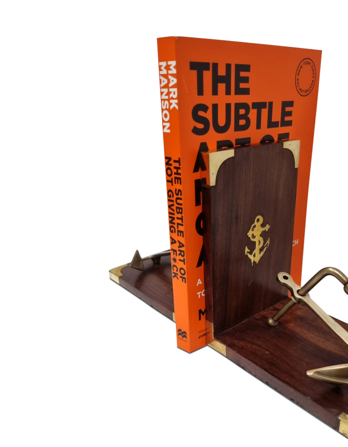 Brass Bookend - Anchor V440-BE102
