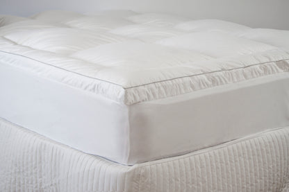 2800GSM Standard Microfibre MATTRESS TOPPER V/P - SINGLE V441-MT4589WTESB/VAC