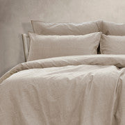 Embre Linen Look Washed Cotton QUILT COVER SET - KING V441-QS4546GRYKB