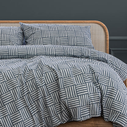 Fletcher PRINTED QUILT COVER SET - KING V441-QS4686INDKB