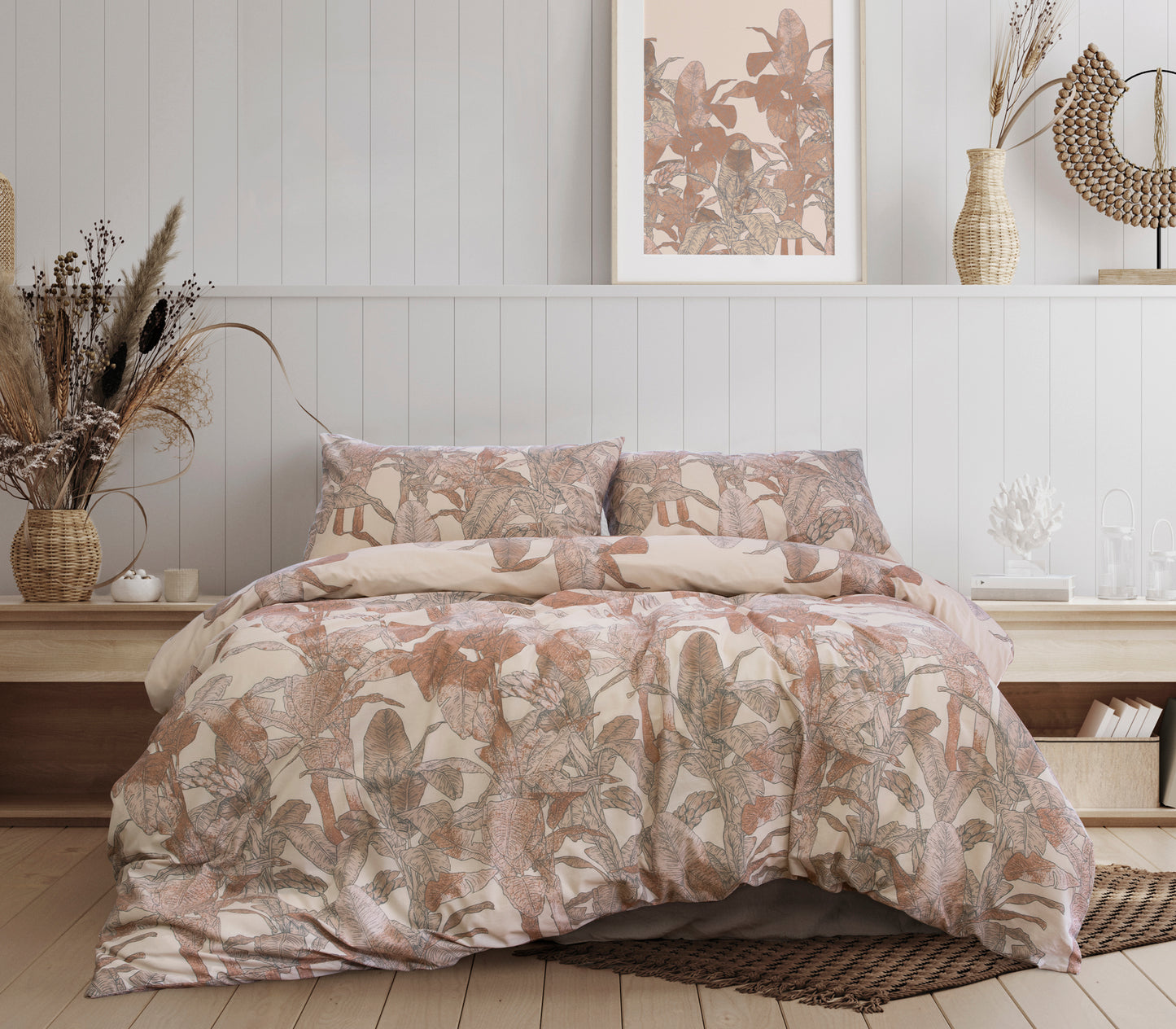 Bayley PRINTED QUILT COVER SET - KING V441-QS4687DUSKB