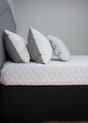 Quilted VALANCE - KING SINGLE V441-QV2587BLKKS