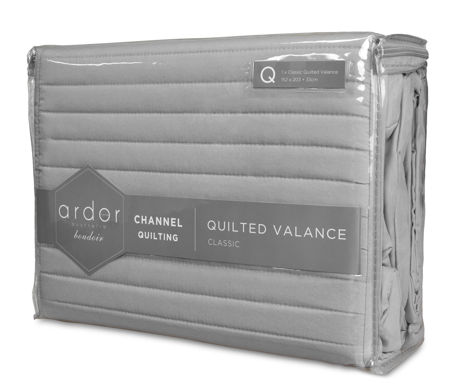 Quilted VALANCE - KING SINGLE V441-QV2587SILKS