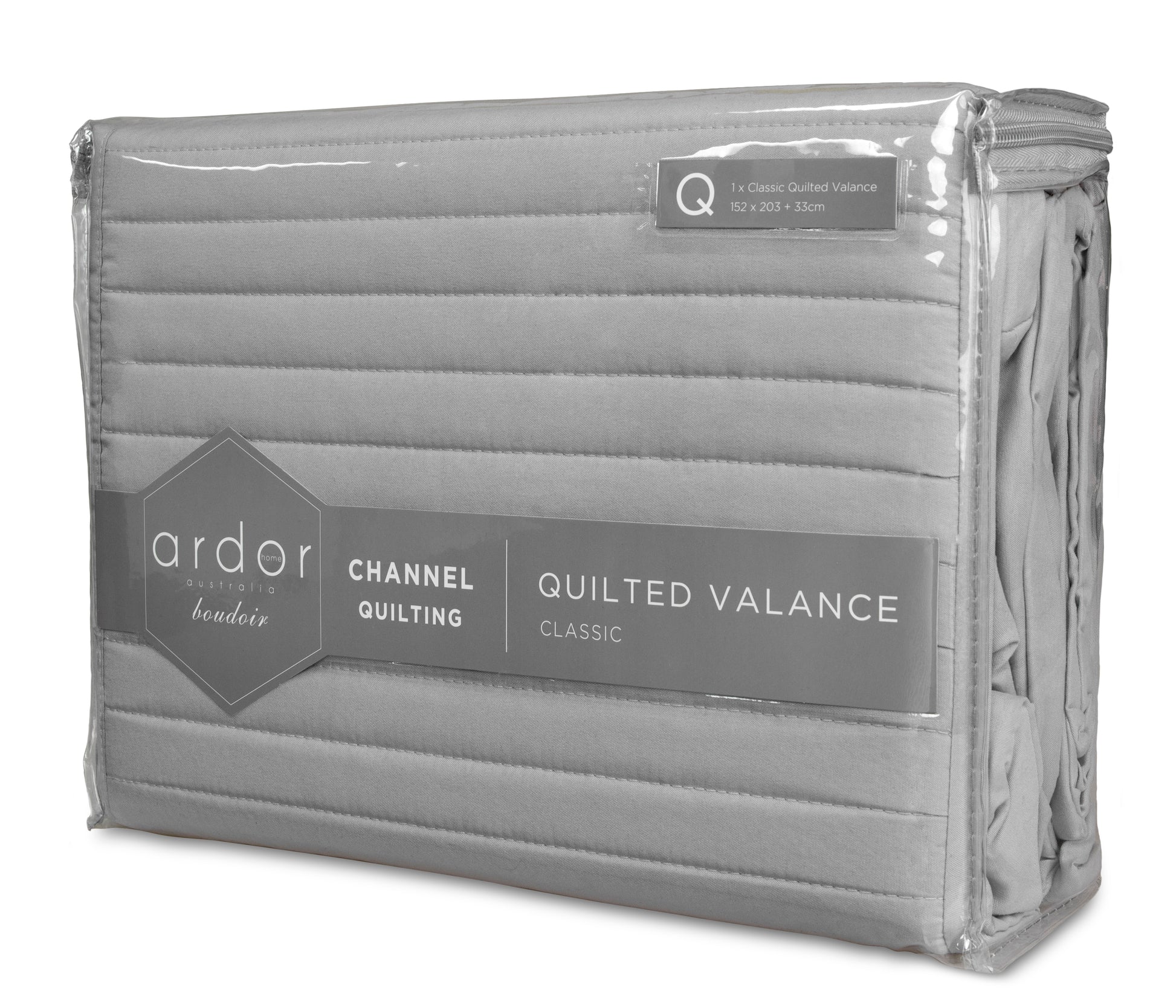Quilted VALANCE - KING SINGLE V441-QV2587SILKS