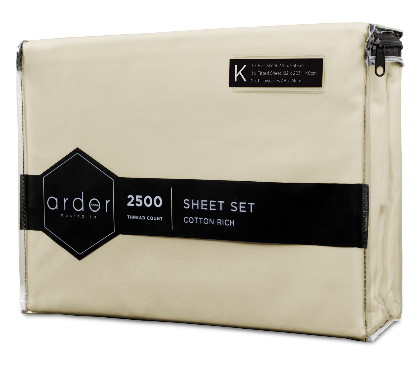 2500TC Cotton Rich SHEET SETS - KING V441-SS4007LINKB