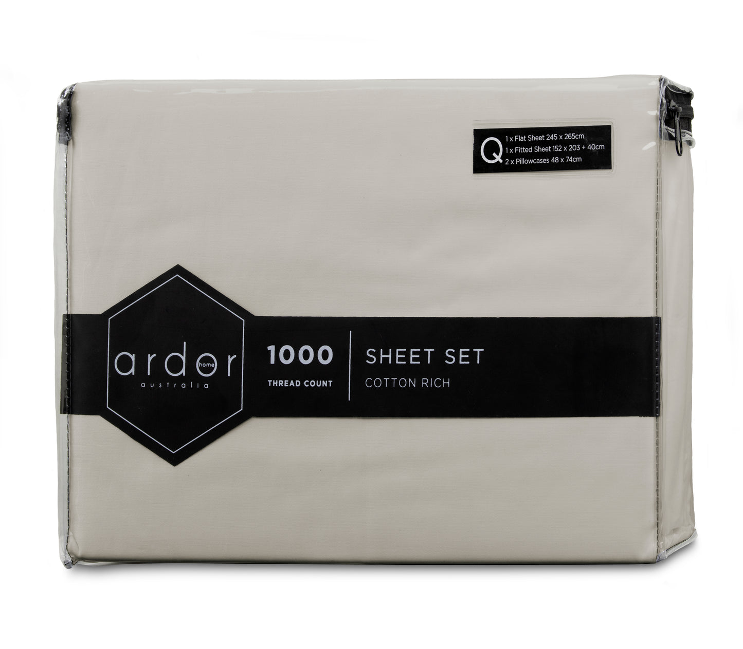1000TC Cotton Rich SHEET SET - KING SINGLE V441-SS4056SANKS