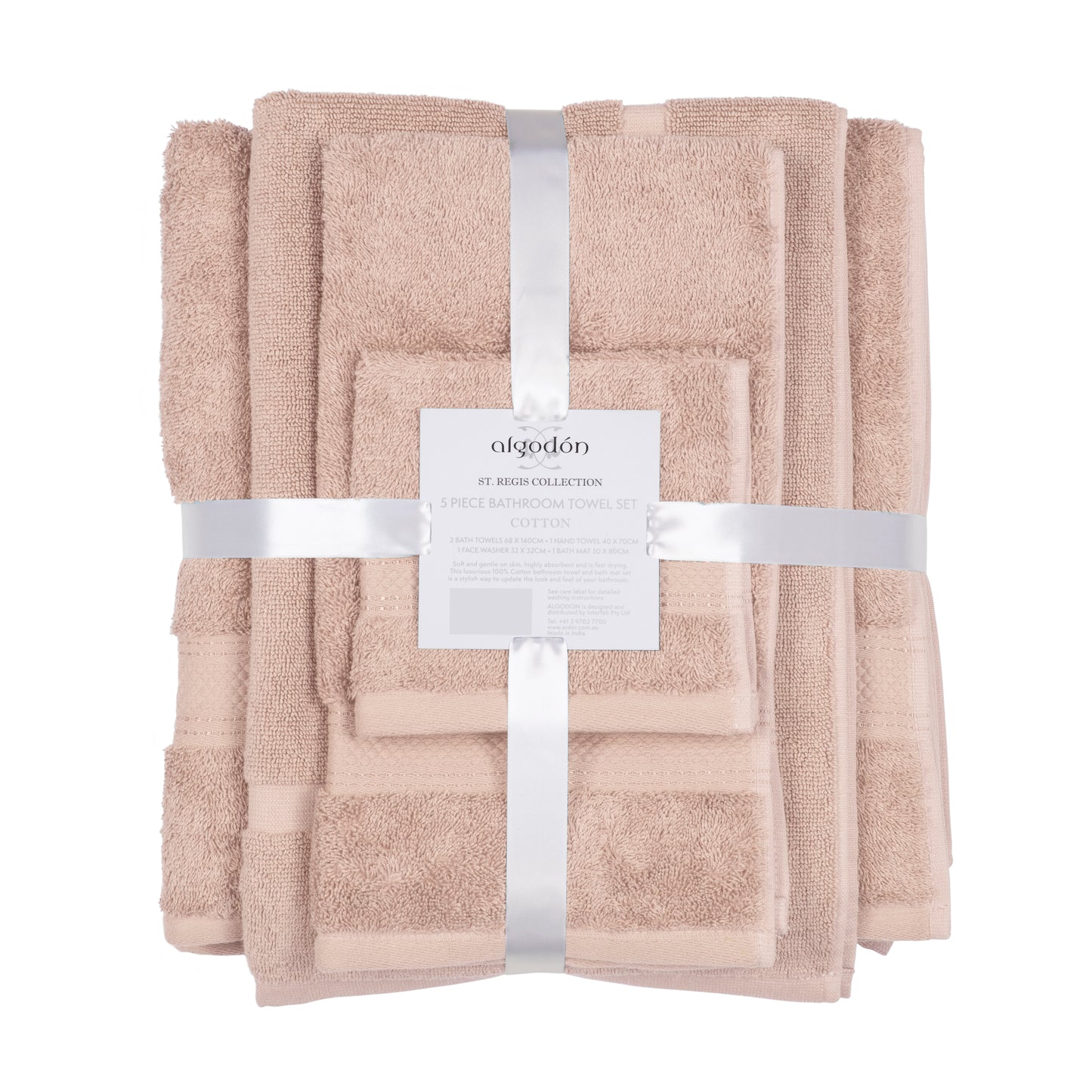 St Regis Collection TOWEL PACK - 5PC - 5 PACK V441-TP4604DUS5PC