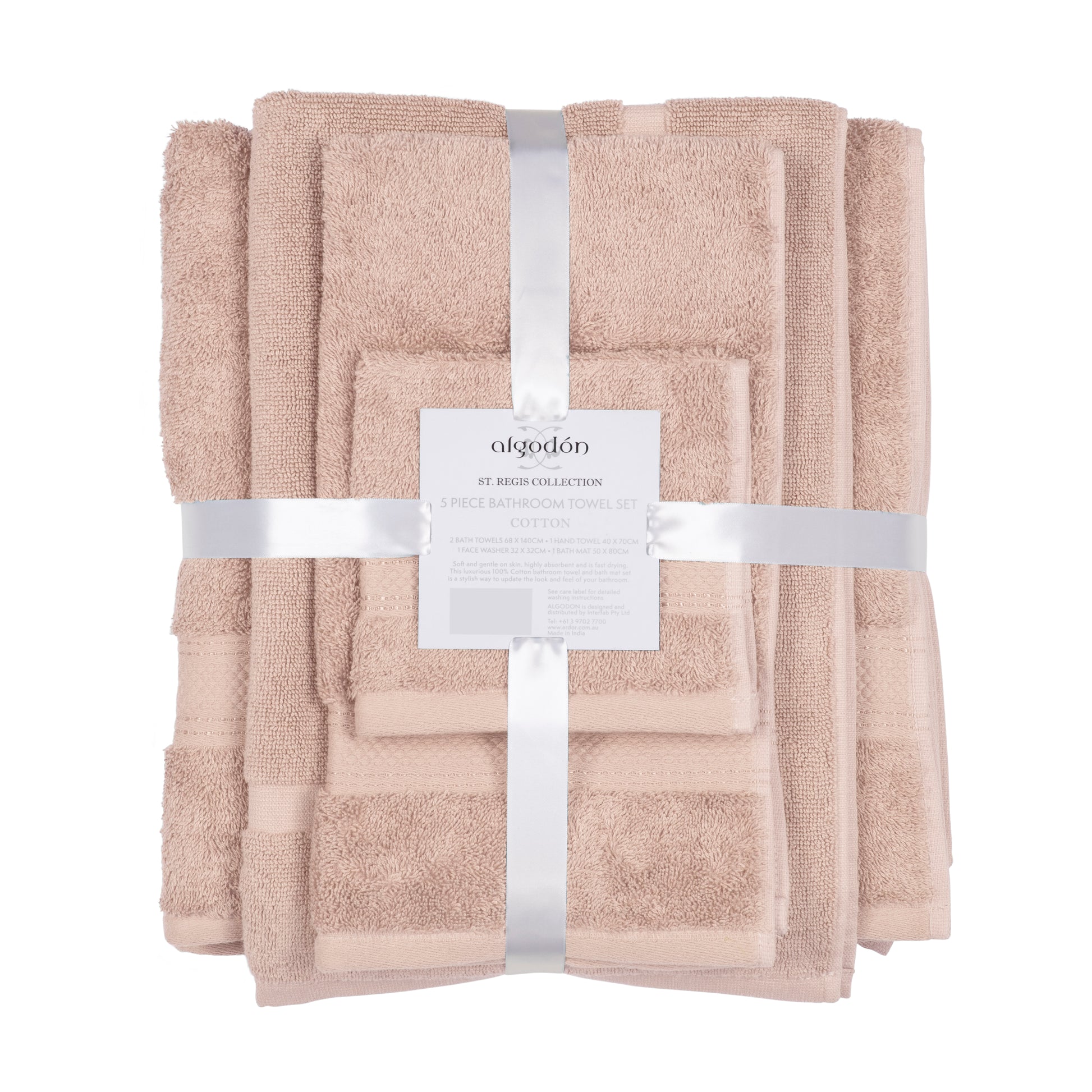 St Regis Collection TOWEL PACK - 5PC - 5 PACK V441-TP4604DUS5PC