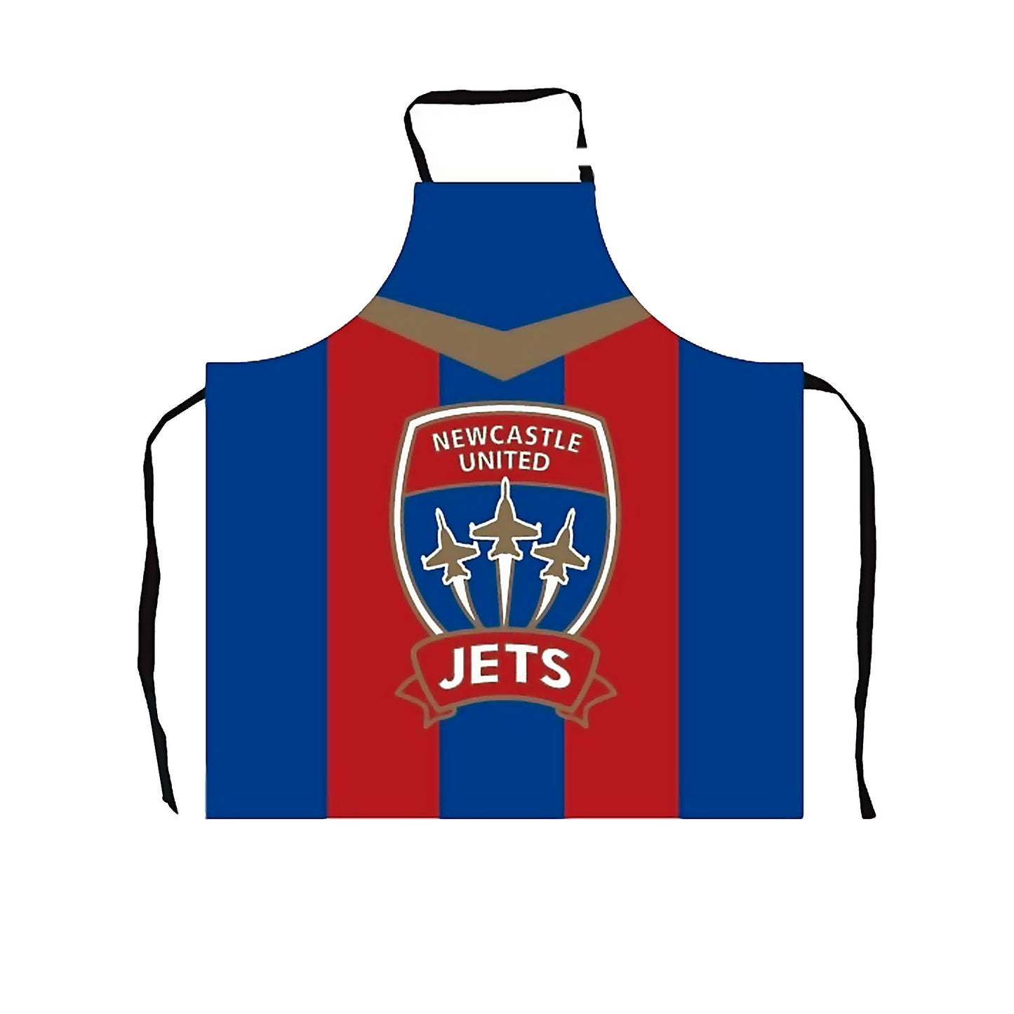 A-League BBQ Apron Newcastle Jets V442-ABR-APRON-BBQNEWCASTLEJETS-RED-SH