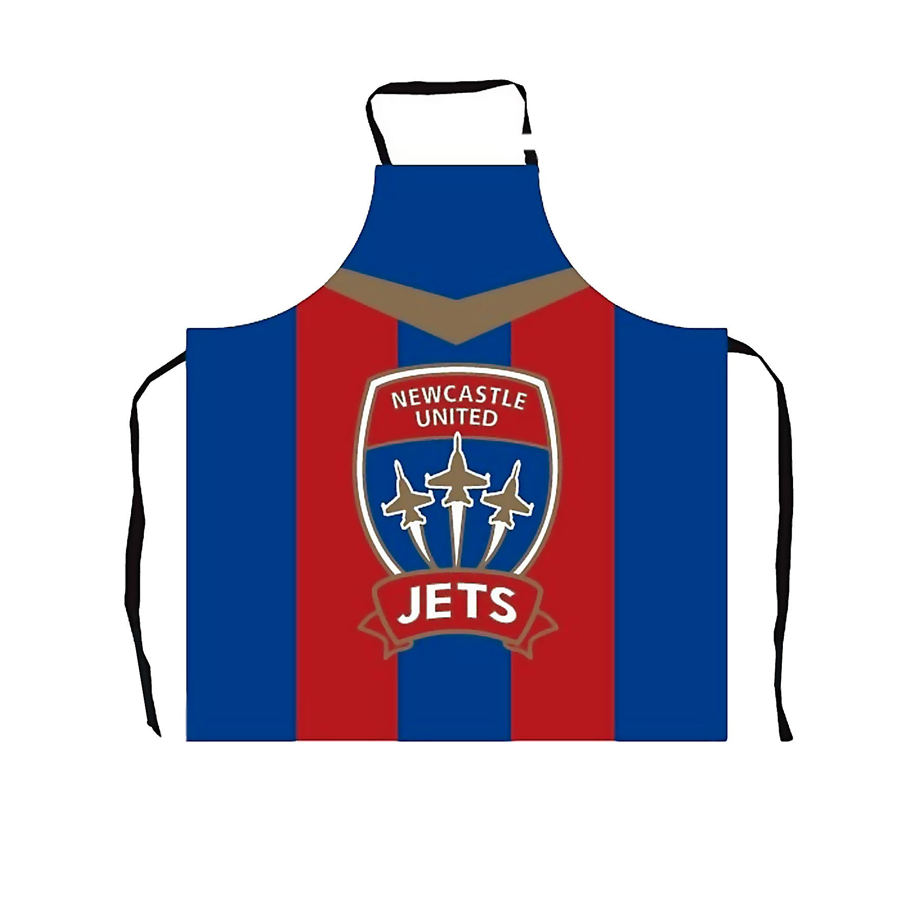 A-League BBQ Apron Newcastle Jets V442-ABR-APRON-BBQNEWCASTLEJETS-RED-SH