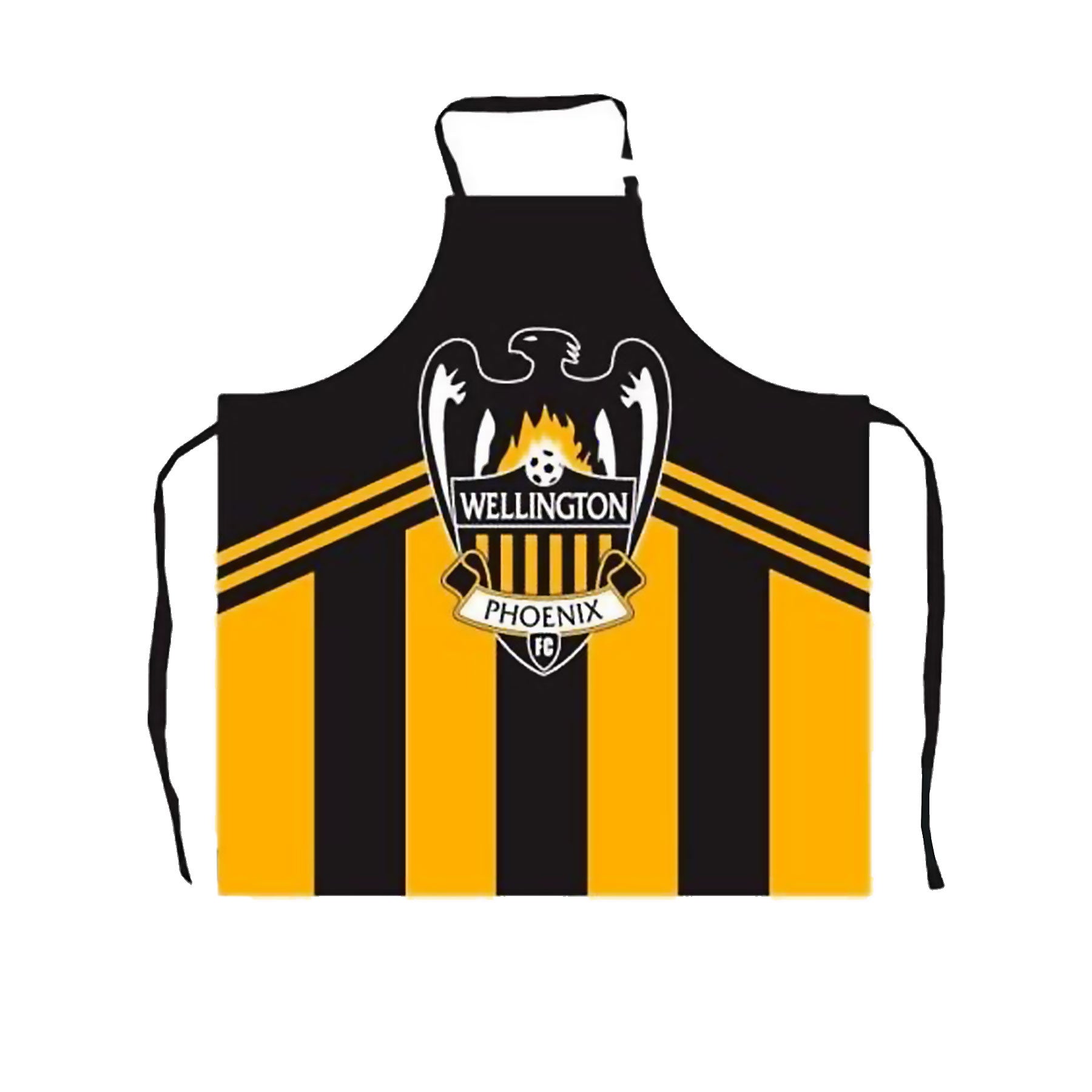 A-League BBQ Apron Wellington Phoenix V442-ABR-APRON-BBQWELLINGTONPHOENIX-YELLOW-SH