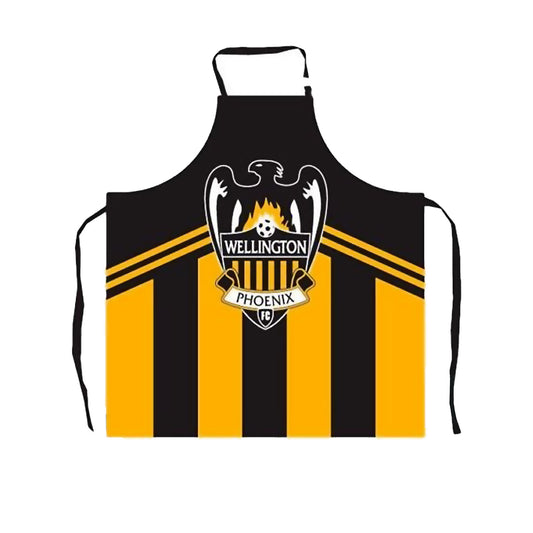 A-League BBQ Apron Wellington Phoenix V442-ABR-APRON-BBQWELLINGTONPHOENIX-YELLOW-SH