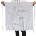 100% Cotton Master Chef Half Apron Heavy Duty Fine Dining V442-ABR-APRON-FINEDINING-WHITE-SH