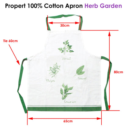 Propert Apron Herb Garden V442-ABR-APRON-HERBGARDEN-GREEN-SH