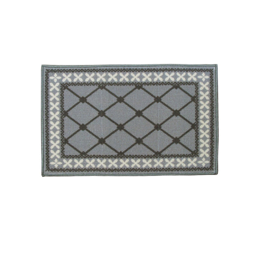 Mason Rubber Backed Bath Mat 40 x 60cm - Grey V442-ABR-BATHM-MASON-GREY-RE