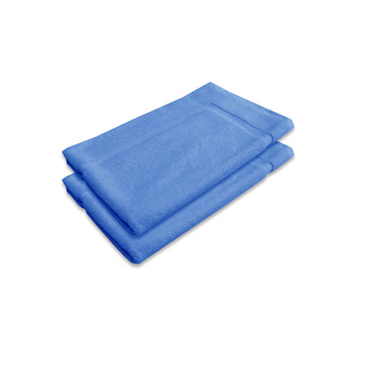 800GSM Set of 2 Cotton Bath Mat Blue V442-ABR-BATHM-SETOF2800GSM-BLUE-RE