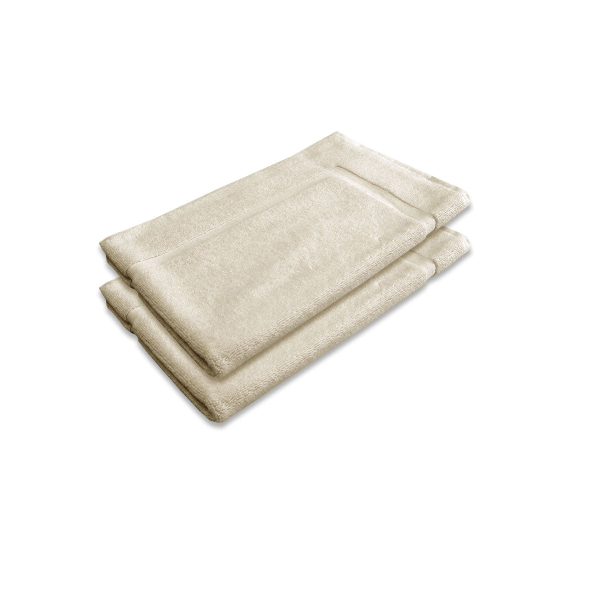 800GSM Set of 2 Cotton Bath Mat Linen V442-ABR-BATHM-SETOF2800GSM-LINEN-RE