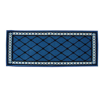 Mason Non Slip Bath Runner 50 x 120cm Blue V442-ABR-BATHR-MASON-BLUE-RE