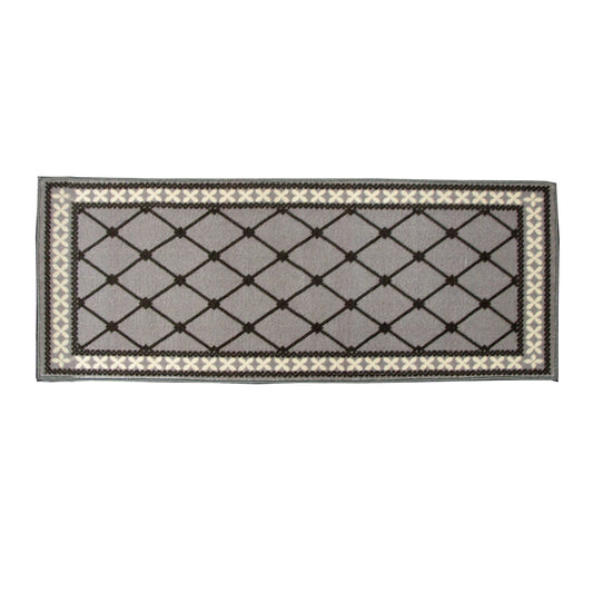 Mason Non Slip Bath Runner 50 x 120cm Grey V442-ABR-BATHR-MASON-GREY-RE