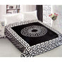 800GSM Luxury Reversible Mink Blanket Greek Key Black Queen 200 x 240 cm V442-ABR-BLANKET-800GSMGREEKKEY-BLACK-QS