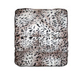 Animal Skin Pattern Faux Mink Blanket Queen Jaguar V442-ABR-BLANKET-ANIMALJAGUAR-BROWN-QS