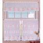 3 Pce Cafe Gardenia Lace Curtain Set V442-ABR-CURTAIN-3PCEGARDENIA-WHITE-RE