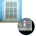 One Piece Kids CuteSheer Lace Curtain Circus V442-ABR-CURTAIN-LACECIRCUS-WHITE-RE
