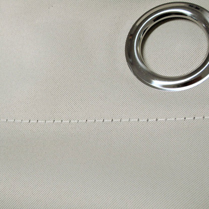 Pair of Blockout Plain Eyelet Curtains Blue V442-ABR-CURTAIN-PLAINEYELET-BLUE-RE