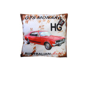 Australian Muscle Car Cushion HG GTS Monaro Red V442-ABR-CUSHION-MUSCLECARHG-RED-SQ