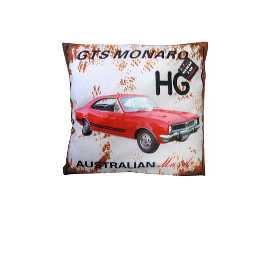 Australian Muscle Car Cushion HG GTS Monaro Red V442-ABR-CUSHION-MUSCLECARHG-RED-SQ
